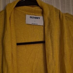 Old Navy Yellow Women's Cardigan